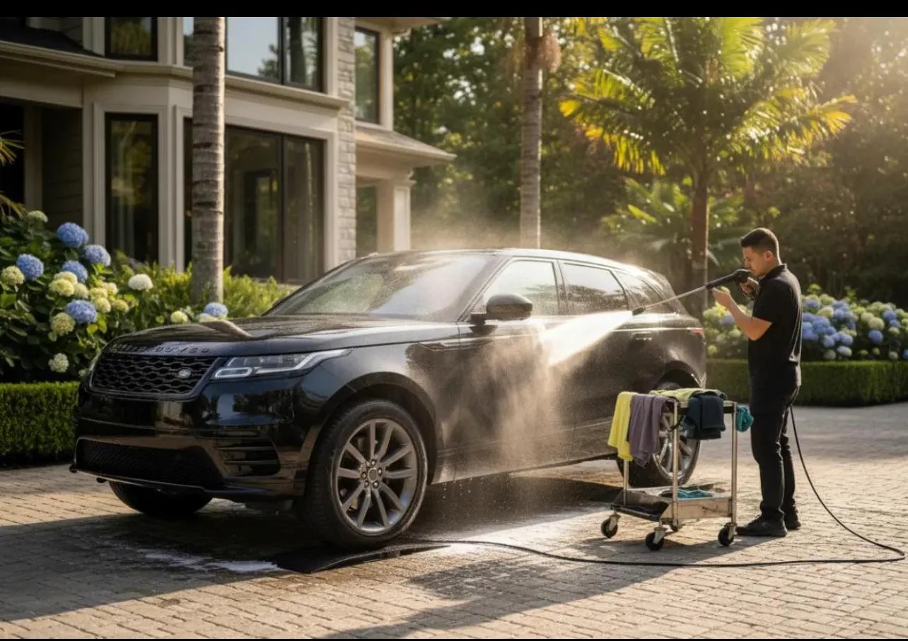 Lavado exterior móvil a domicilio